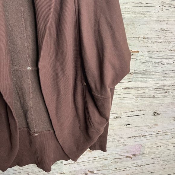 Aritzia WILFRED Diderot brown Cocoon Cardigan Sweater Size X-Small - Picture 3 of 8